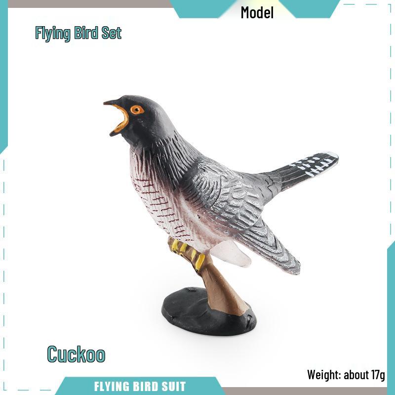 Cross-border Bird Model Ornament: Kingfisher, Magpie, Pigeon, Cuckoo, Barbet, Tit