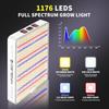 KP2000 LED Grow Light Full Spectrum with Veg Bloom Mode High PPDF for 3x3 Ft Coverage Indoor Hydroponic Grow Tent Light for See
