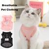 Pet Two Leg Jacket Breathable Lightweight Hollow Striped Bear Can Pull Dog Tank Top Cat Teddy Spring/Summer Clothes