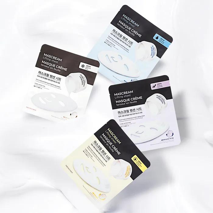 [5EA] Mask Cream Tension Sheets Intensive hydration