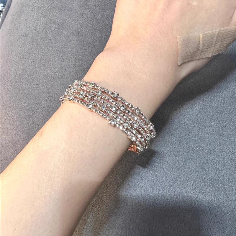Temperamental Socialite: Sparkling Diamond Disco Rhinestone Bracelet