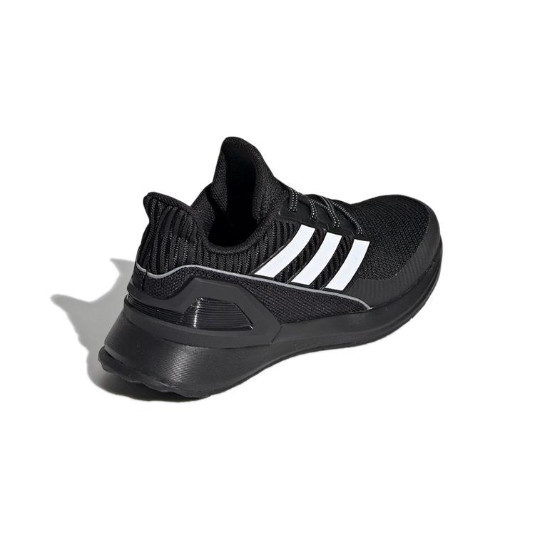 adidas Rapidarun Knit El C Comfortable Breathable Low Top Kids' Running Shoes Black Children Aged 3 7 Years Old EE7639