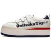 ONITSUKA TIGER Womens Off White Delegation Leather Low Top Skate Shoes 1182A207-112