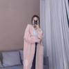 Premium long hooded knitted cardigan autumn and winter thickened lazy wind soft waxy big sweater jacket women