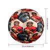 Lamine Yamal 19 Football Player Portrait Size 5 Soccer Ball Machine Sewn Indoor/Outdoor Universal Football Unique Gift for Soccer Lovers