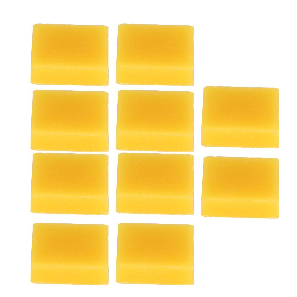 10Pcs Natural Beeswax Leather Maintenance Thread Bracelet Mahogany Furniture Polishing Wax