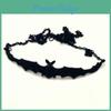 Collana Gotica Pipistrello Nero Con Catena in Lega per Moda Ol Donne Uomini