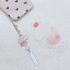 Multipurpose Jellyfish Chimes Phone Charm for Phones and Keys Decoration Handmade with Scratch Resistant Materials