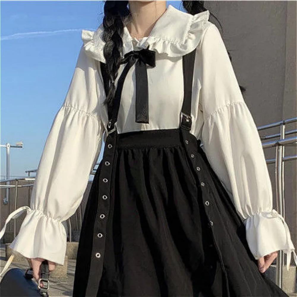 Fuste Femei Ocazional Modă Încântător Stil japonez Elegant Femeie Confortabil Studenți Lejer Tot-se potrivește Îmbrăcăminte de stradă Chic Ins Simplu