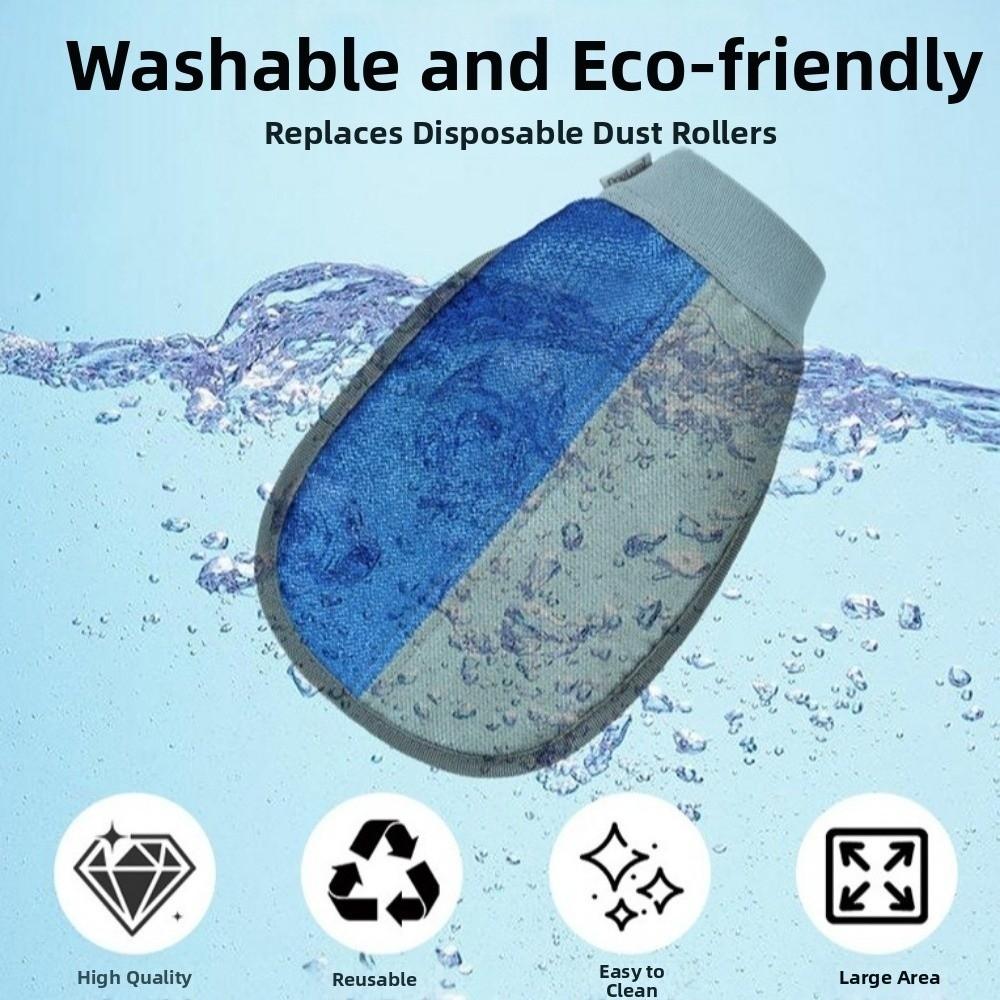 Washable Pet Hair Remover Glove Portable Dog Hair Remover Tool  Furniture Cleaning