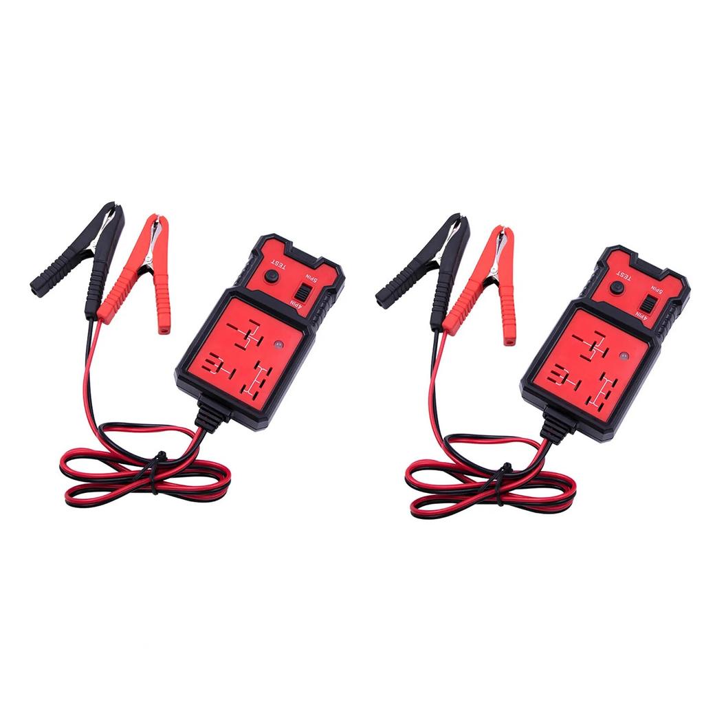 1/2 Pcs Automotive Electronic Relay Tester Car Battery Checker LED Indicator Light Universal 12V Car Relay Tester
