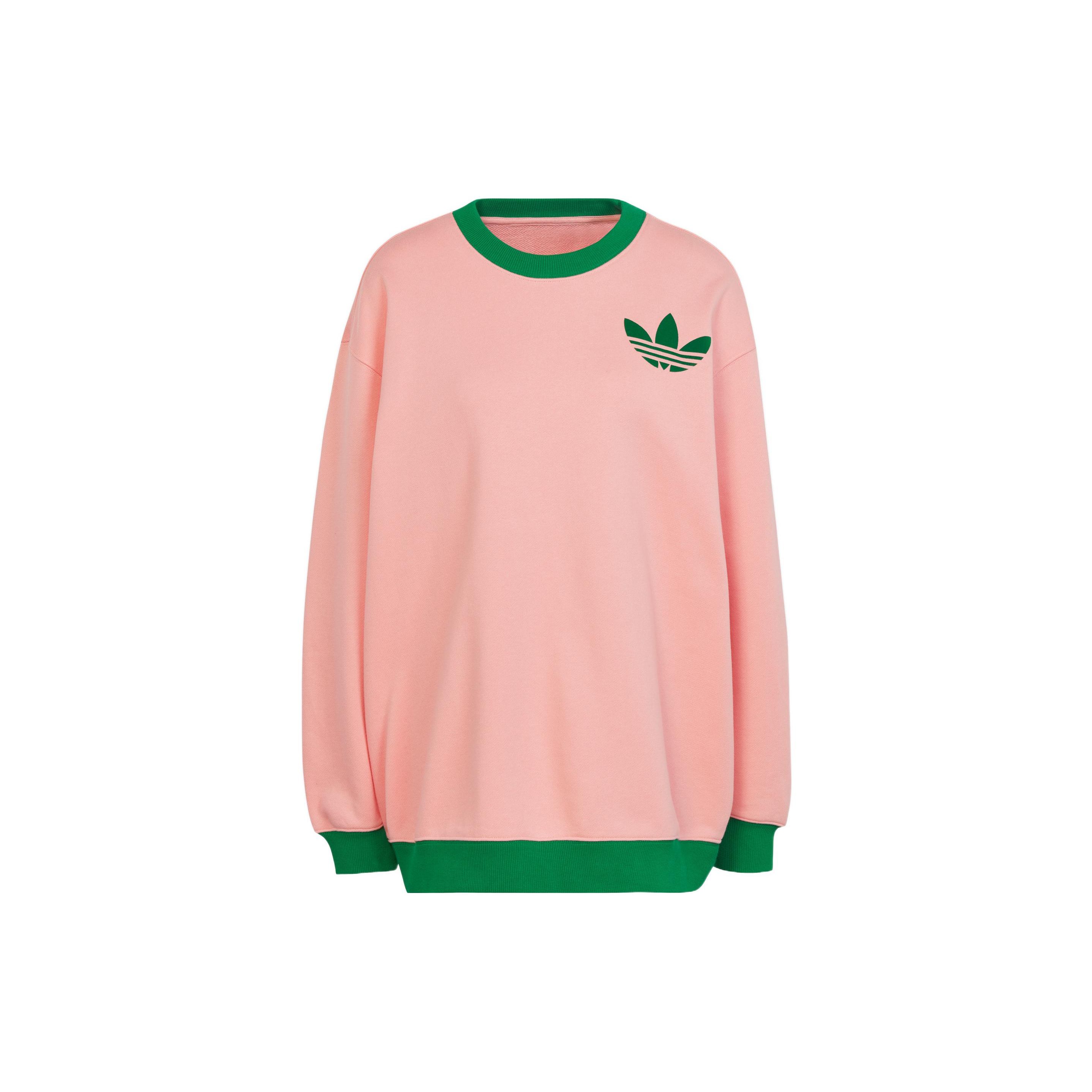 

adidas Originals Adicolor Heritage Now Sweatshirt Super Pop Pink/Green IB2039 XS