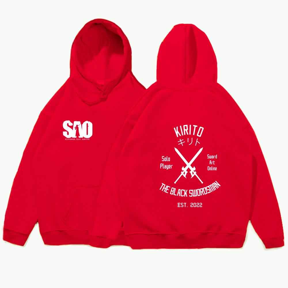 Japanese Animation Sword Art Online New Men's Hoodie Sweatshirt Men Womnen Fashion Design Pullover Men's Fleece Hoodies