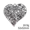 Christmas Decorations Charms Jewelry Gothic Style Peach Heart Charms Pendant Items Craft Pendants