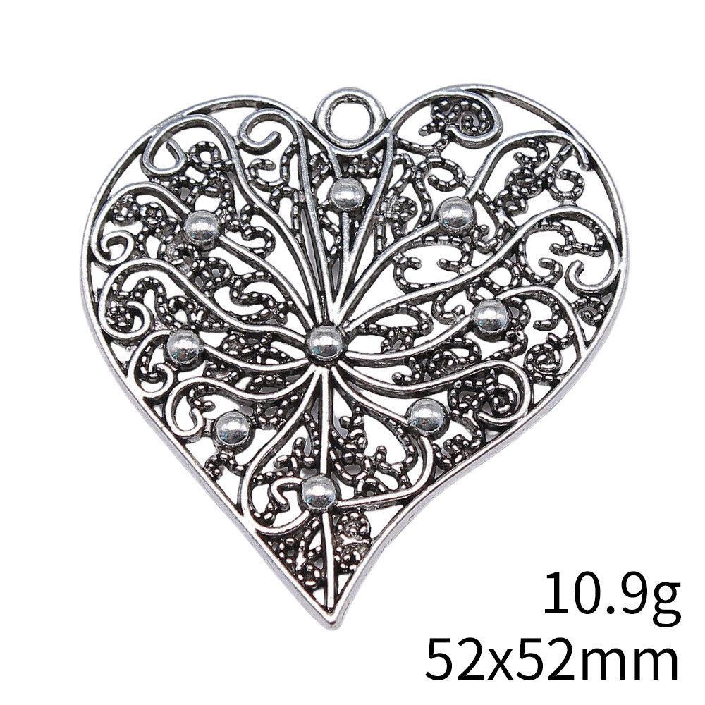 Christmas Decorations Charms Jewelry Gothic Style Peach Heart Charms Pendant Items Craft Pendants