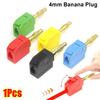 1Pcs Solderless Banana Plug 4mm Wire Connector New Quick Connect Banana Jack  For Speakers