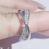X-shaped Ring Fingers-wear Women Supplies Simple Design Multipurpose Girl Accessories No Burrs Craftsmanship Alloy Rings