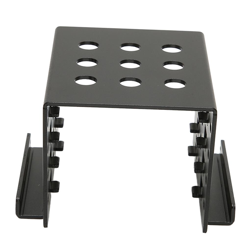 2.5in Mounting Rack Aluminium Alloy Hollow Design High Hardness 2.5in Hard Drive Cage for 2.5in IDE SSD (Not Inclube Hard Disk)