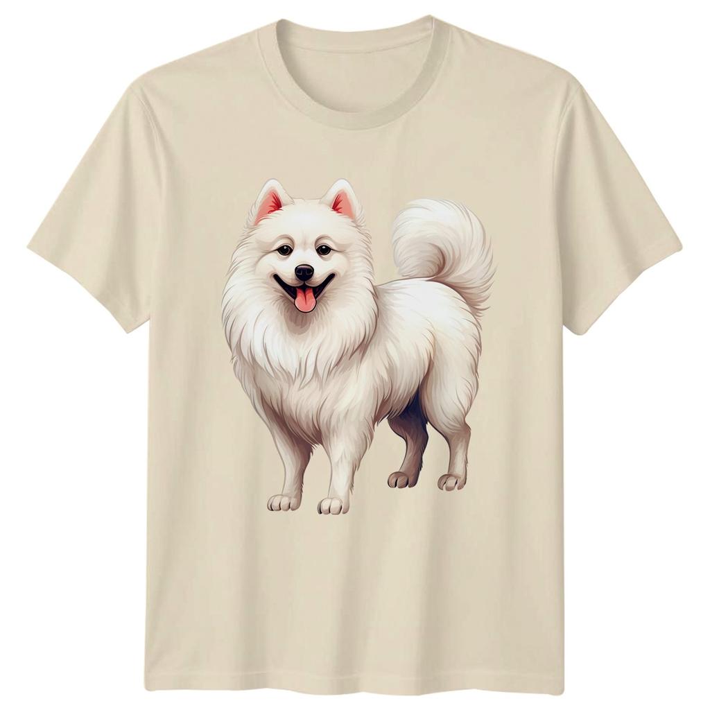 Samoyed Dog Animals Graphic Unisexs TShirt Unisexs Tee Pet Owner Unisex Apparel