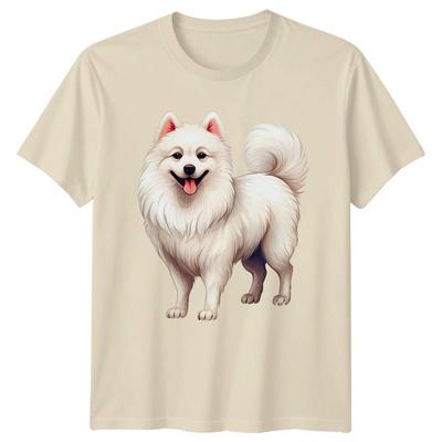 Samoyed Dog Animals Graphic Unisexs TShirt Unisexs Tee Pet Owner Unisex Apparel