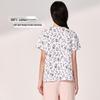 Yiershuang Women's Pure Cotton Short Sleeve Lounge T-Shirt