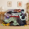 GTA Grand Theft Auto Games Flannel Blanket Soft Warm Throw Blanket for Bedroom Living Room Bed Travel Camping Picnic Kid Gift