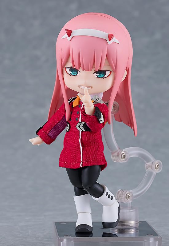 Nendoroid Doll Darling in the Franxx Zero Two and Plastic Painted Movable Figure Non-scale Cloth, Magnet,