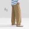 ZuoXi Boys' Soft Cotton Casual Cargo Pants