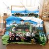 Digimon Anime 3D Print Bedding Set Duvet Cover + 2 Pillowcases Soft Polyester Bed Linen Bedroom Decor For Anime Fans