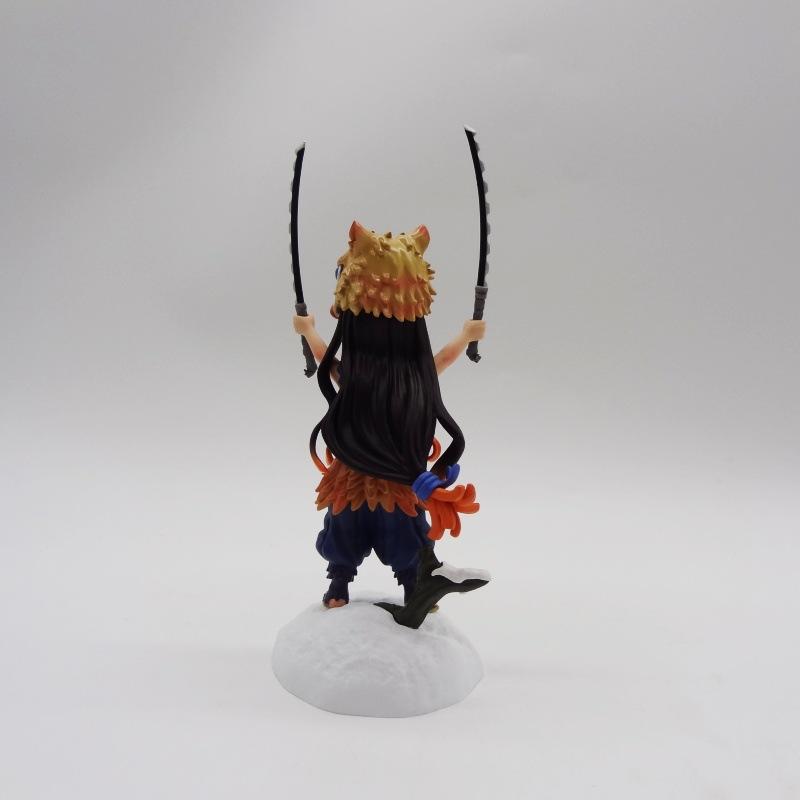 Ghost Slayer Blade Inosuke Pig Head Standing Position, 19.5cm