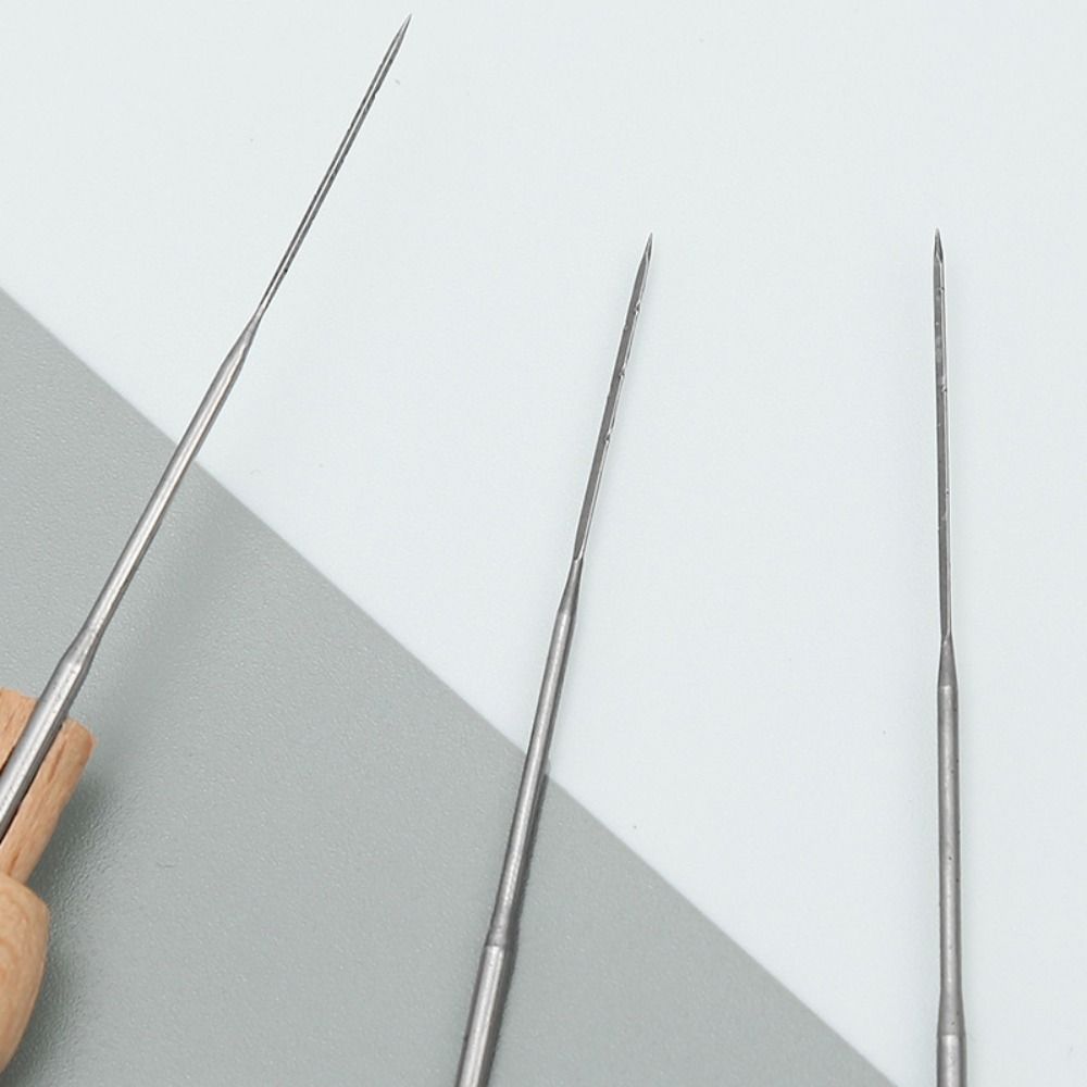 Creative Felting Needles Set 3 Sizes Felting Needles Wooden Handle Felting Needles with Bottle Handmade Professional