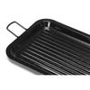 Grill Pan - VAELLO CAMPOS - PAMPELONA - Enamelled Steel - 31x25 Cm - Ribbed Base