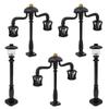 MOC Halloween Building Blocks Model Decorations Medieval Witches Vampires Thrones Kitchen Street Lamps Tombstones Toy Gift S025