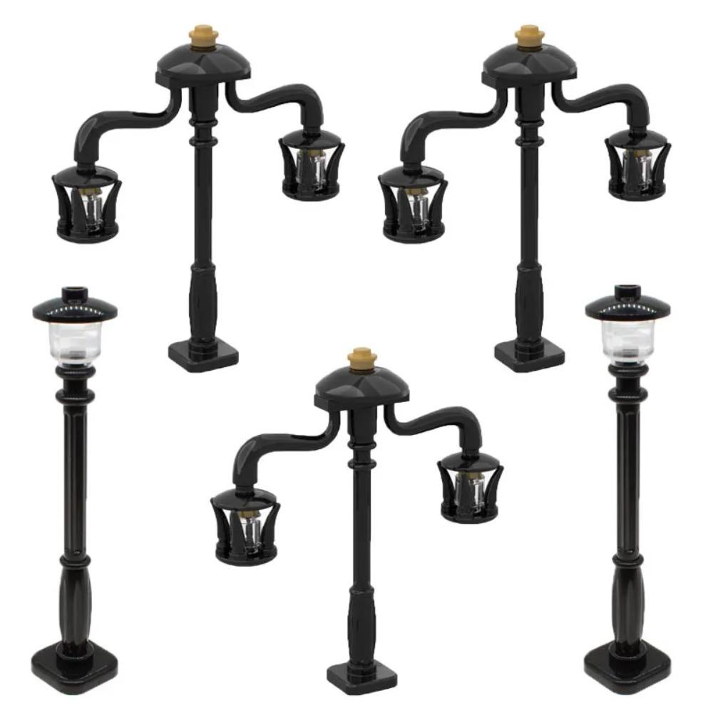 MOC Halloween Building Blocks Model Decorations Medieval Witches Vampires Thrones Kitchen Street Lamps Tombstones Toy Gift S025