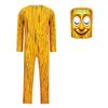 Costume Cartoon Tung Tung Tung Sahur per Bambini Tuta a Manica Lunga per Bambini Tuta da Palco Halloween Carnevale Set Tuta Maschera