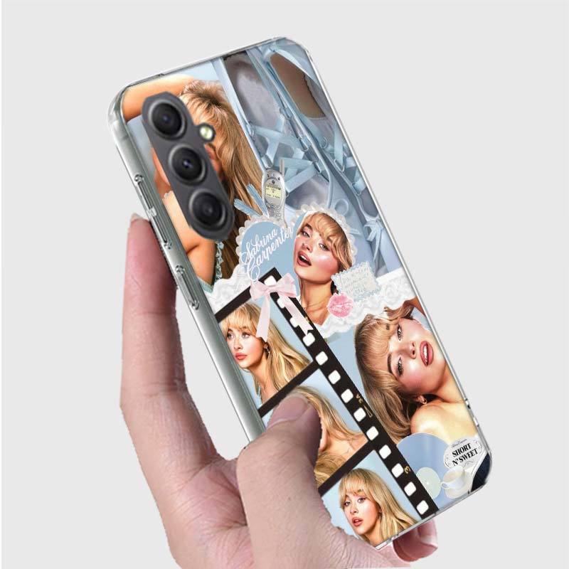 Singer S-Sabrina C-Carpenter Phone Case for Samsung Galaxy A54 A14 A24 A34 A17 A37 A57 A55 A35 A25 A15 A16 A26 A36 A56 A13 A23 A