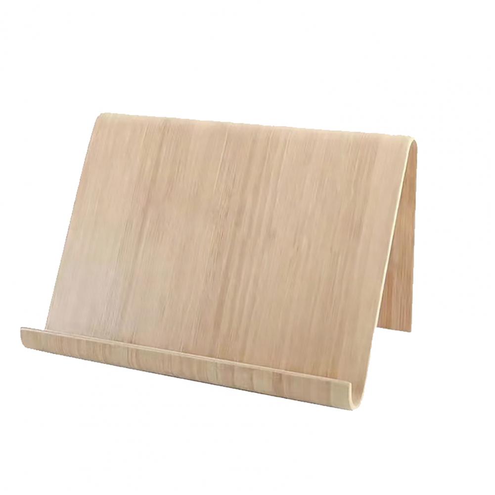 Wooden Tablet Stand Non-Slip Universal Phone Holder Heavy Duty Phone Stand Home Office Tablet Desktop Mount Tablet Accessories