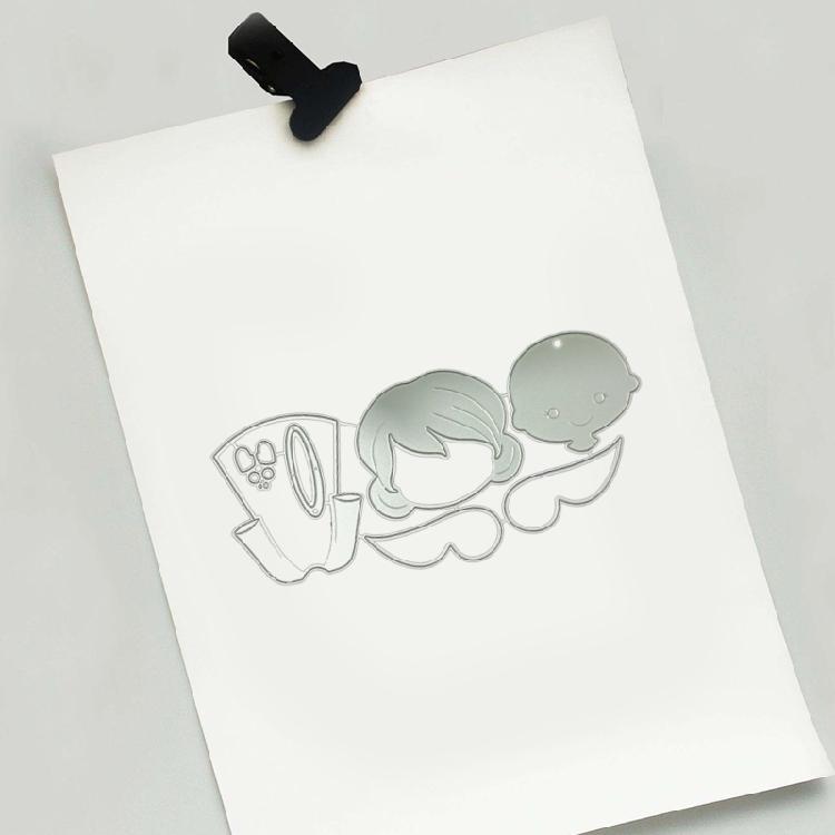 Decorative Embossing Die Cuts for Birthday Card Making DIY Scrapbooking Albums