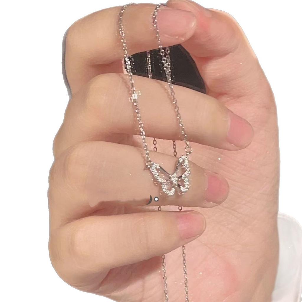 Summer Sweet Five-piece Niche Elegant Design Necklace Moonstone Light Luxury Simple All-match Necklace Collarbone