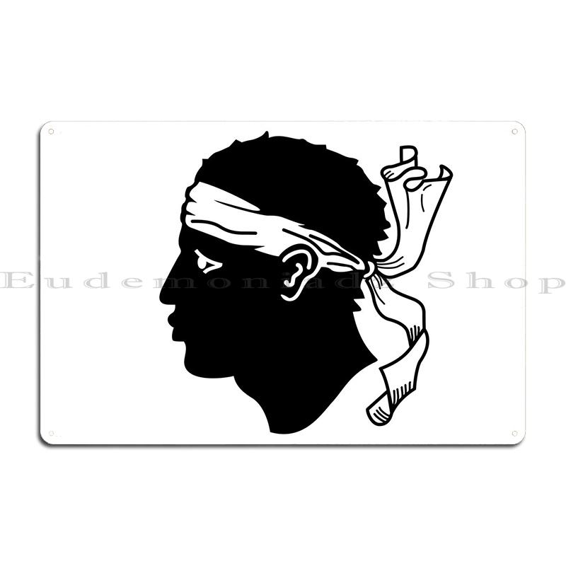 

Flag Of Corsica Metal Plaque Create Sign Designer Designing Retro Tin Sign Poster 20x30cm