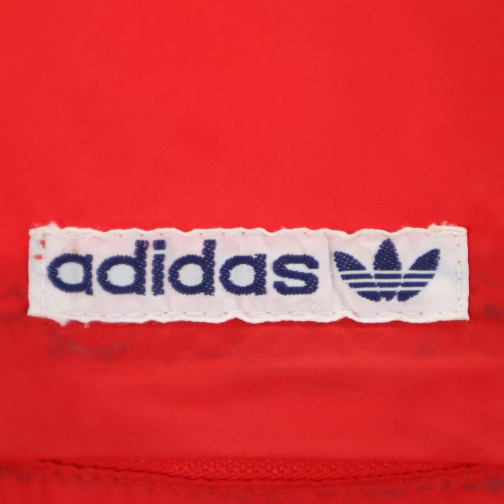 Adidas 70s Vintage Trefoil Logo Windbreaker 180 Red Men's Used