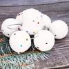 Christmas Tree Snowball Decoration White Foam Balls for Festival Ceiling Party Holiday Shop Decoration Supplies