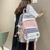 Ins Students School Bags Multi Pockets Large Handbag Cute Teenage Shoulder Bags  Girl