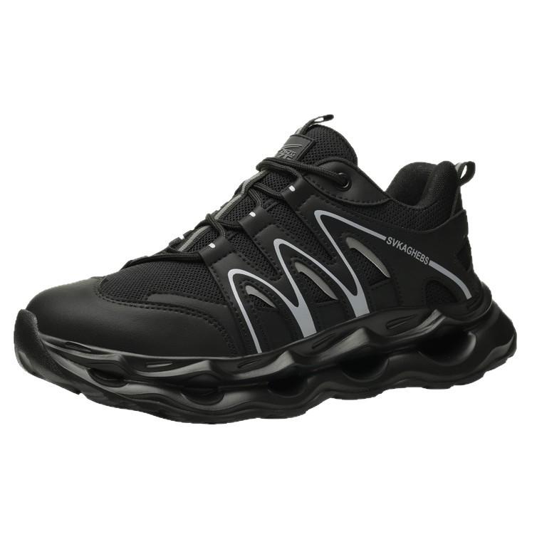 Men's Lightweight Steel Toe Safety Shoes - Anti-Fatigue, Anti-Smash, Anti-Puncture, Soft Sole, Ideal for Warehouse and Workshop Work.