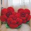 Rose Flower Cushion Soft Pillow Cushions for Decorative Sofa Stuffed Rose Sitting Cushion Valentine's Day Gifts Home Decoration