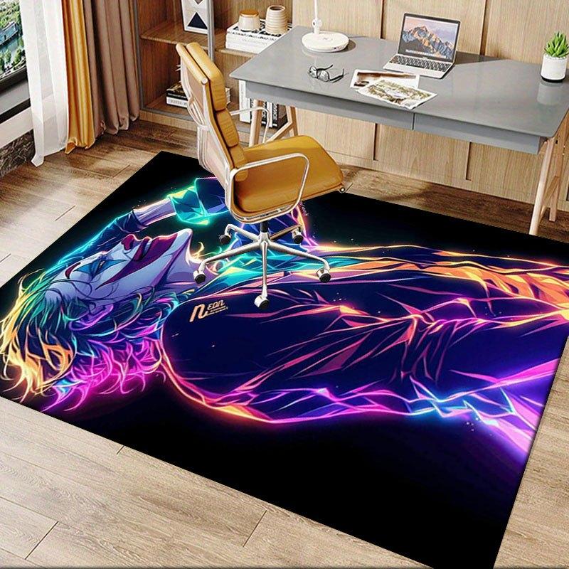 Neon Joker Art Print - Colorful Wall Decor for Bedroom or Living RoomOffice Mat Home Decor Office Desk Chair Carpet for office ph113