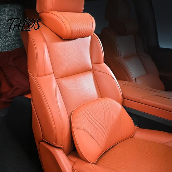 Ergonomic Neck Rest Car Headrest Pillow for Support, Memory Foam with Supportive Adjustable Strap, Universal Lumbar Support Cushion Auto Truck