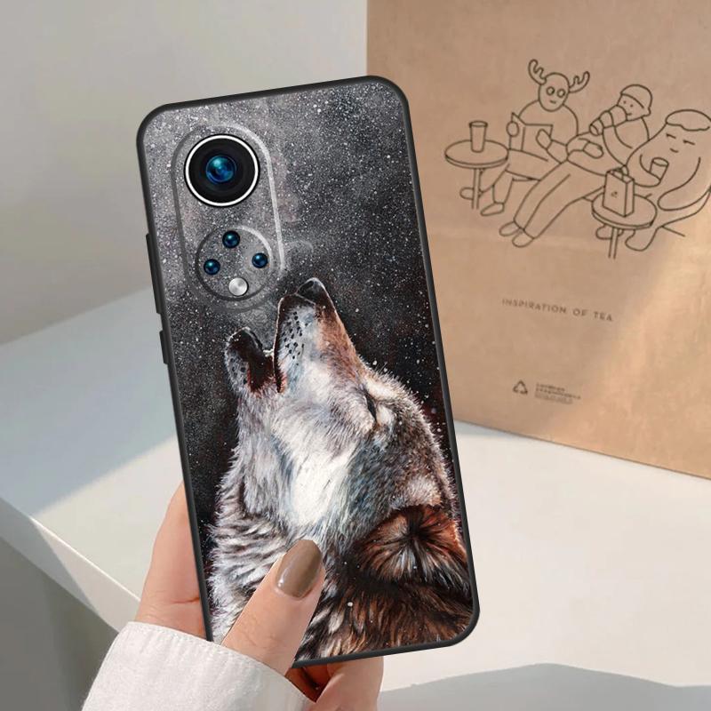 Animal Wolf Howling For Honor Magic 8 Pro 7 6 5 Lite Case For Honor Win RT 200 400 50 70 90 X8b X9a X9b X9c X9d