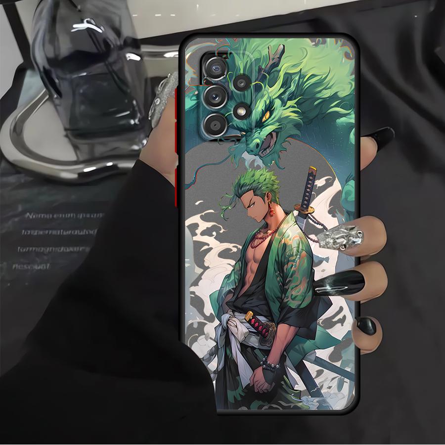 One Piece Cool Luffy Phone Cover Case for Samsung Galaxy A53 A16 A15 A35 A34 A36 A56 A55 A52S A72 A73 A33 A14 A23 A17 A52 A54