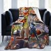 Zootopia Blankets Fleece Textile Decor Judy Hopps Nick Wilde Breathable Super Warm Throw Blankets for Sofa Office Quilt